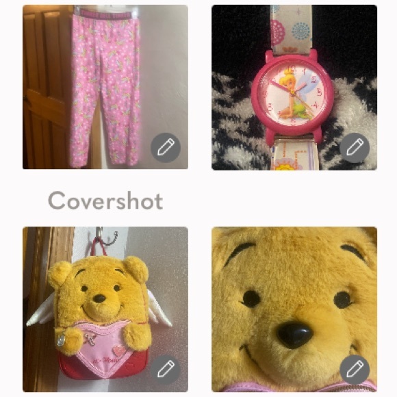 Winnie the Pooh🎒+Pink🧚Tink pant+Disney Parks Tink🧚Bell⌚️8” - Picture 1 of 17